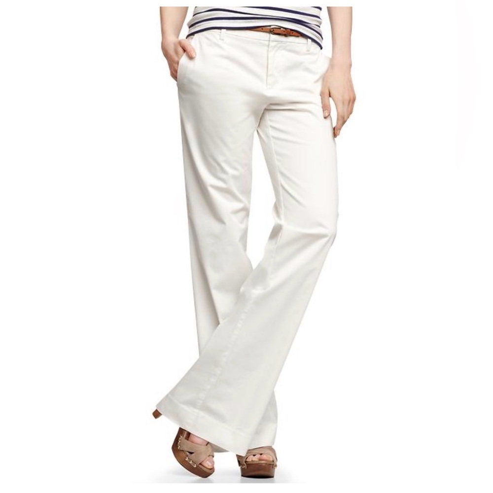Gap Perfect Trouser Coupe Tailleur - white